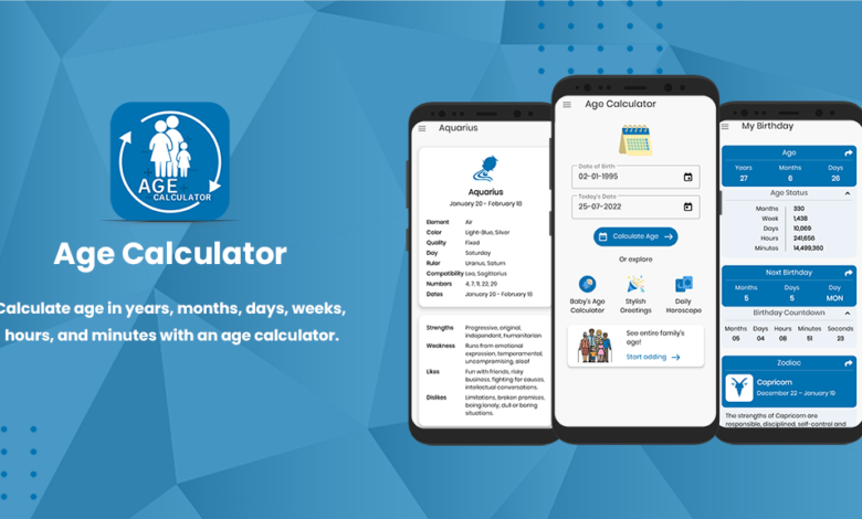 AGE CALCULATOR : How to Use an Age Calculator
