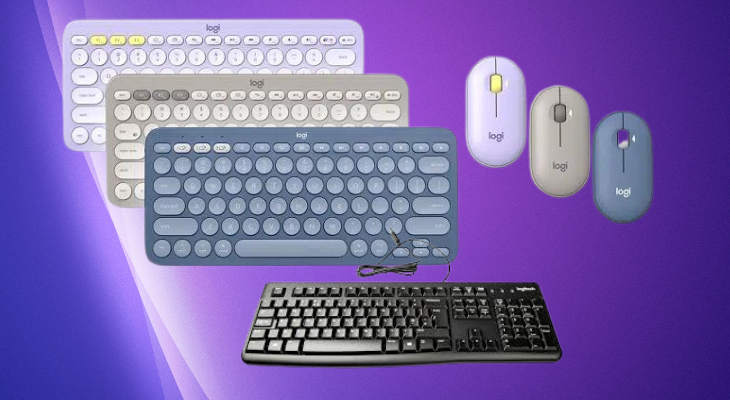 Logitech Keyboards and Mouse