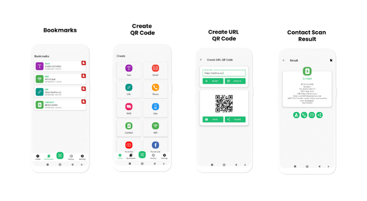 QR Code Reader and Generator Features